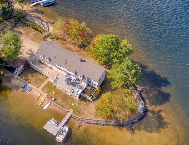Drone View Of Vacation Rental