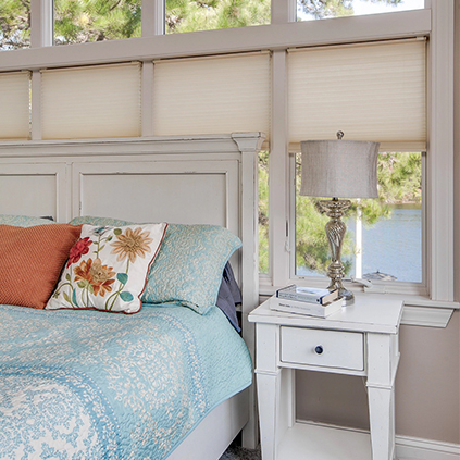 master bedroom of the vacation house